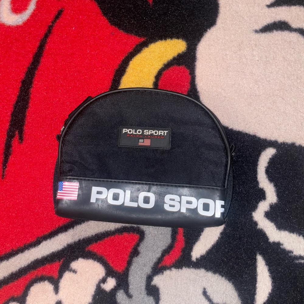 Vintage small pouch polo sport bag